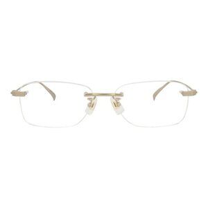 Dunhill Mens Square/Rectangle Gold Gold Transparent Fashion Designer Eyewear